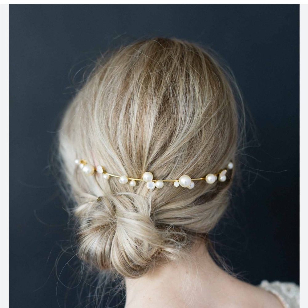 Twigs & Honey pearl and opal constellation headpiece